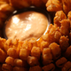 closeup of bloomin onion